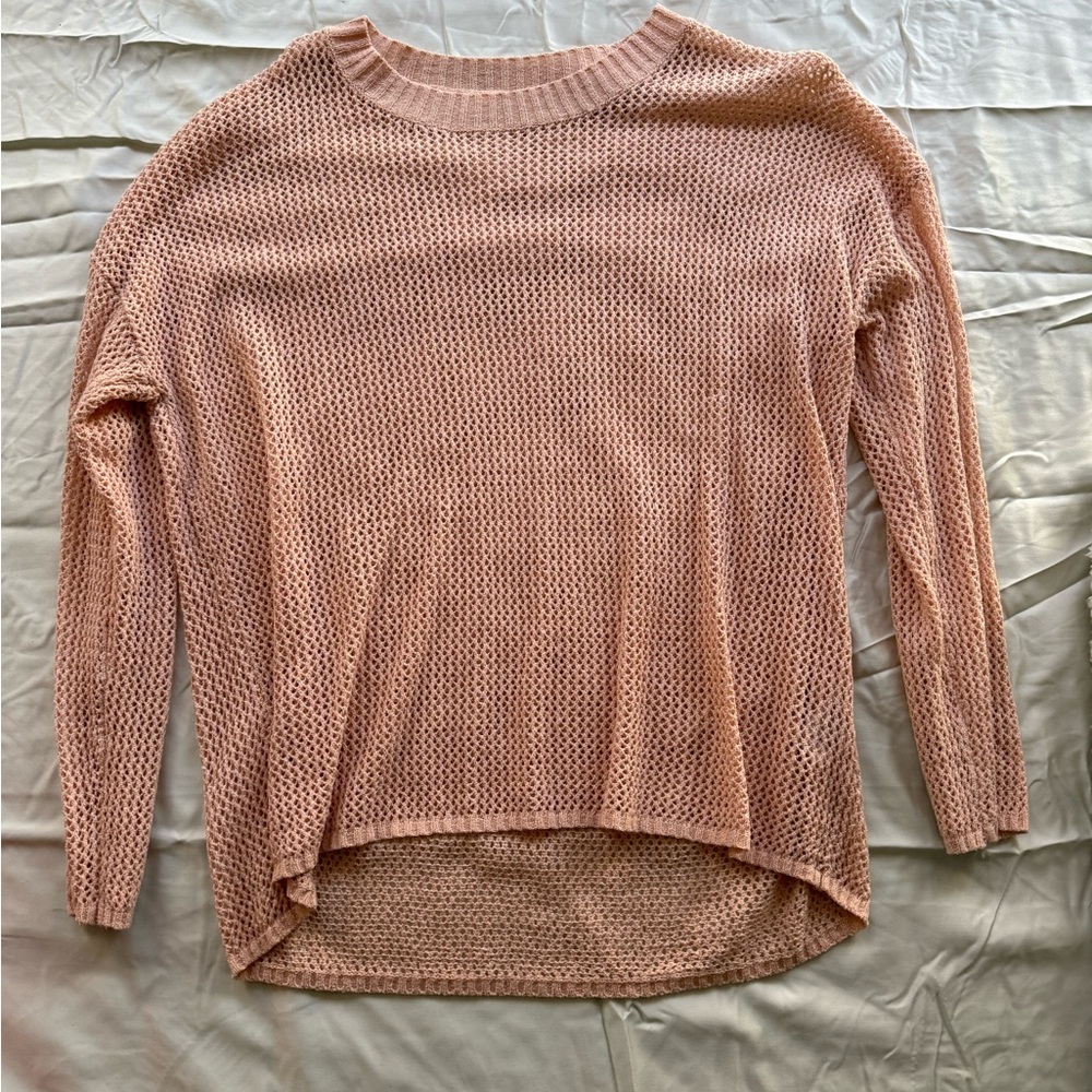 Kori Soft Pink Crew Neck Sweater